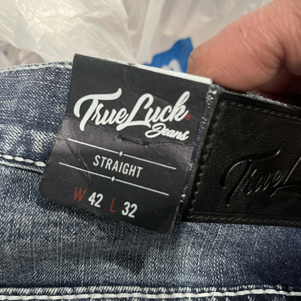 Classic Black Denim Men's Jeans - Picture 6 of 7